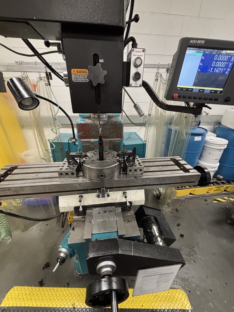 Manual milling setup