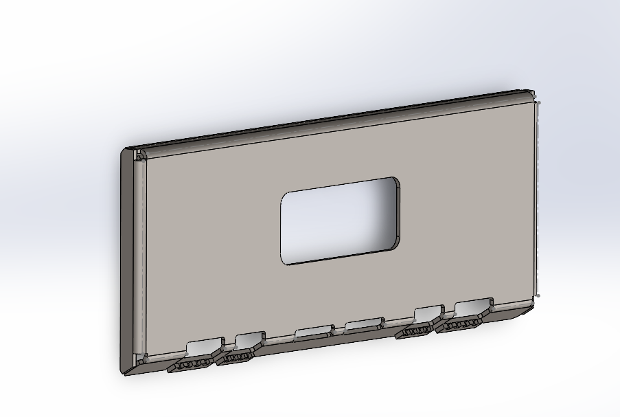 Adapter plate CAD assembly