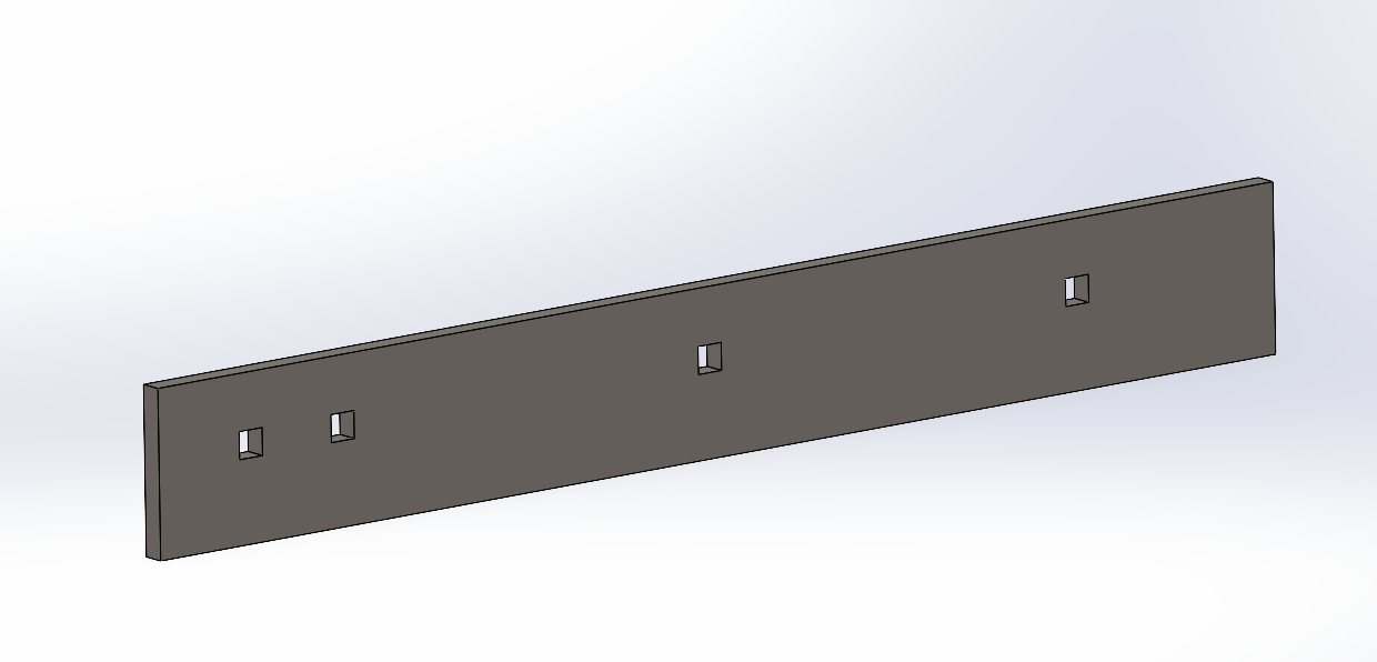 Wear plate CAD model