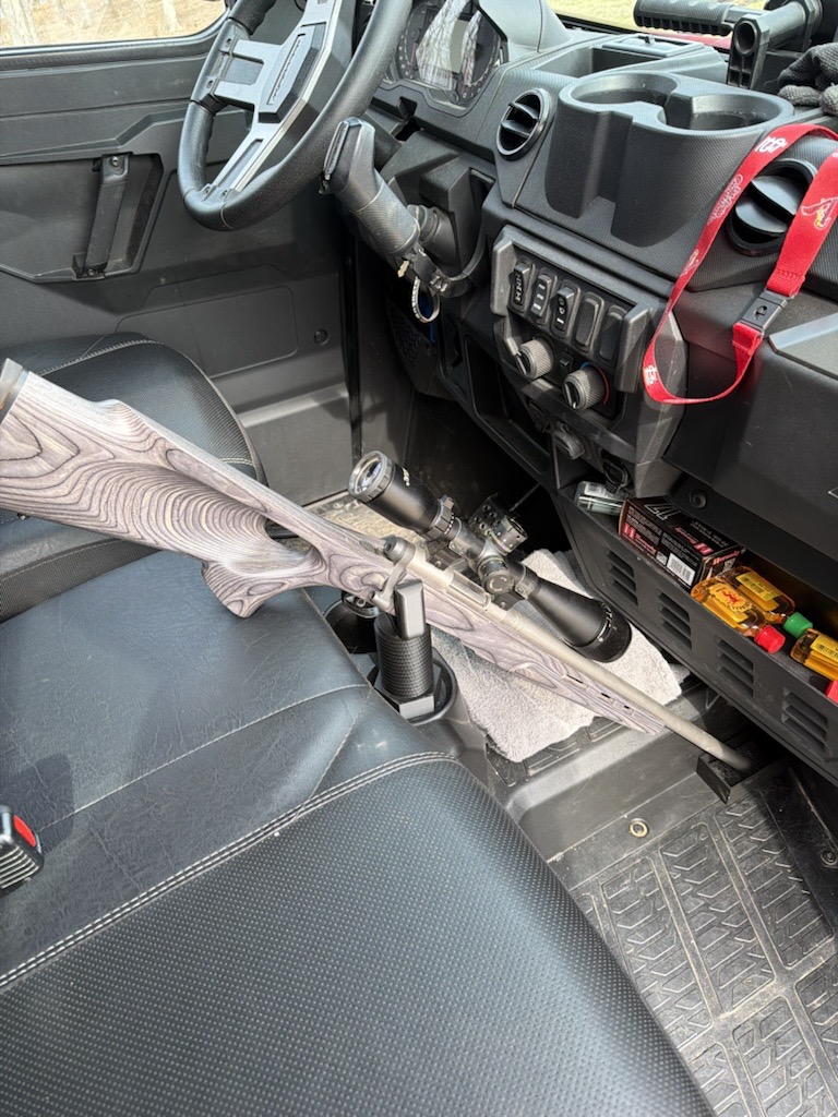 Finished holder installed in the Ranger